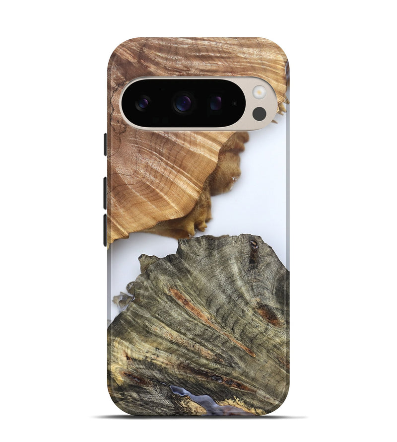 Pixel 10 Wood Live Edge Phone Case - Carissa (Clear, 828557)