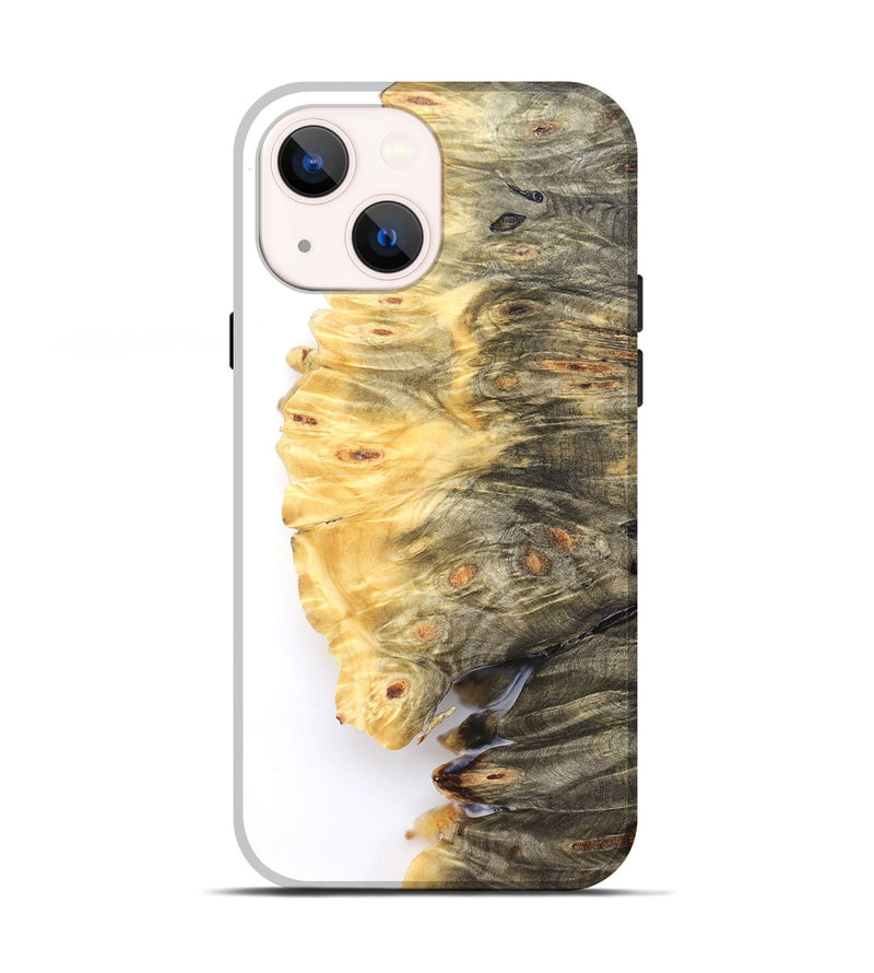 iPhone 13 Wood Live Edge Phone Case - Shanda (Clear, 828558)