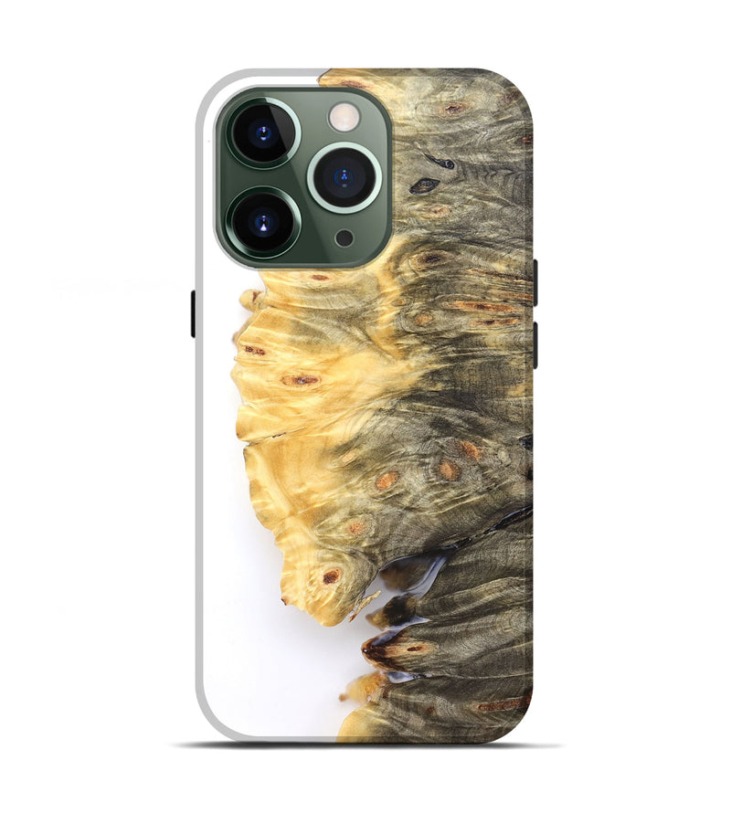 iPhone 13 Pro Wood Live Edge Phone Case - Shanda (Clear, 828558)