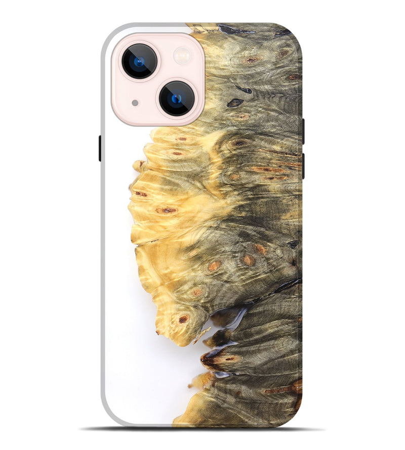 iPhone 14 Plus Wood Live Edge Phone Case - Shanda (Clear, 828558)