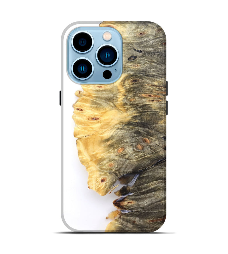iPhone 14 Pro Wood Live Edge Phone Case - Shanda (Clear, 828558)