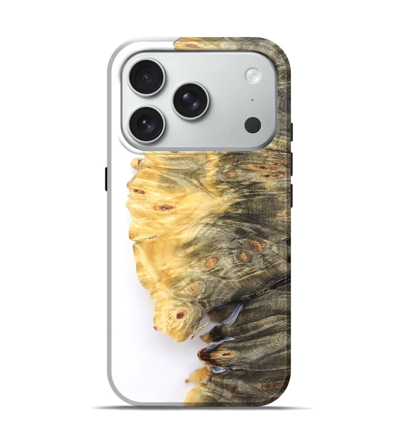 iPhone 18 Pro Wood Live Edge Phone Case - Shanda (Clear, 828558)