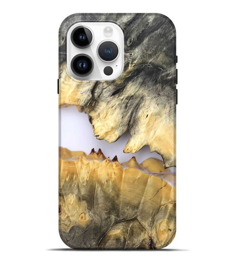 iPhone 15 Pro Max Wood Live Edge Phone Case - Ardith (Clear, 828560)