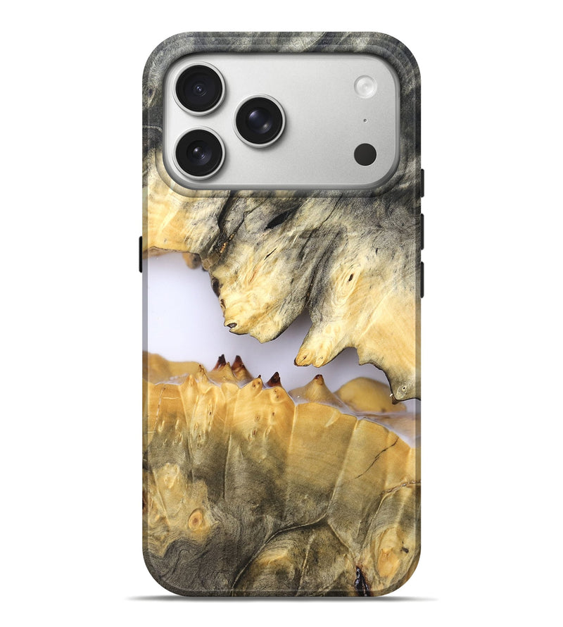 iPhone 17 Pro Max Wood Live Edge Phone Case - Ardith (Clear, 828560)