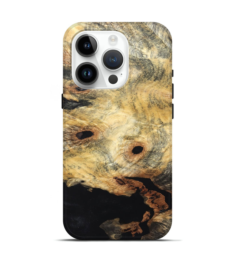 iPhone 15 Pro Wood Live Edge Phone Case - Nola (Solid Wood, 828562)