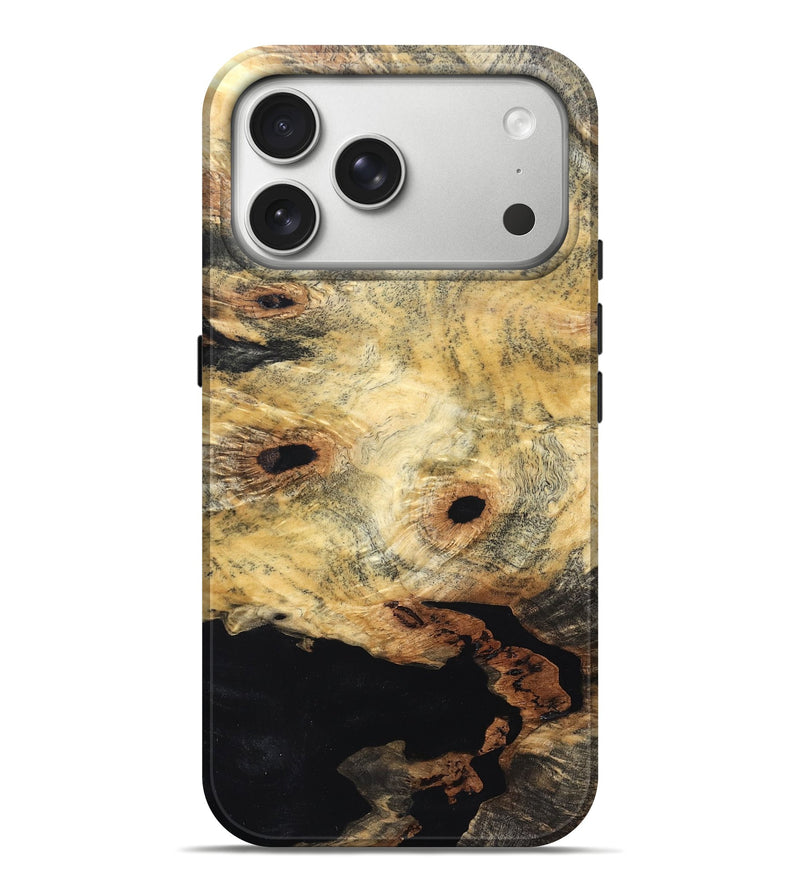 iPhone 17 Pro Max Wood Live Edge Phone Case - Nola (Solid Wood, 828562)