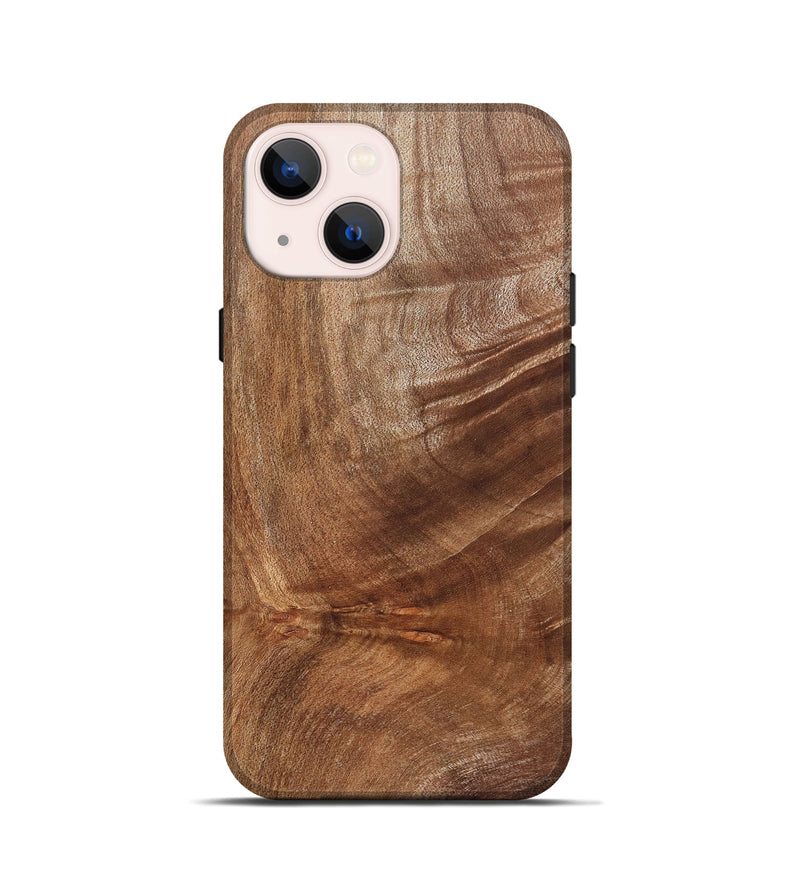 iPhone 13 mini Wood Live Edge Phone Case - Evelin (Solid Wood, 828572)