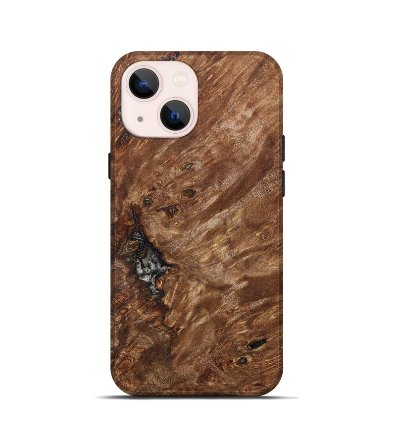 iPhone 13 mini Wood Live Edge Phone Case - Joann (Solid Wood, 828574)