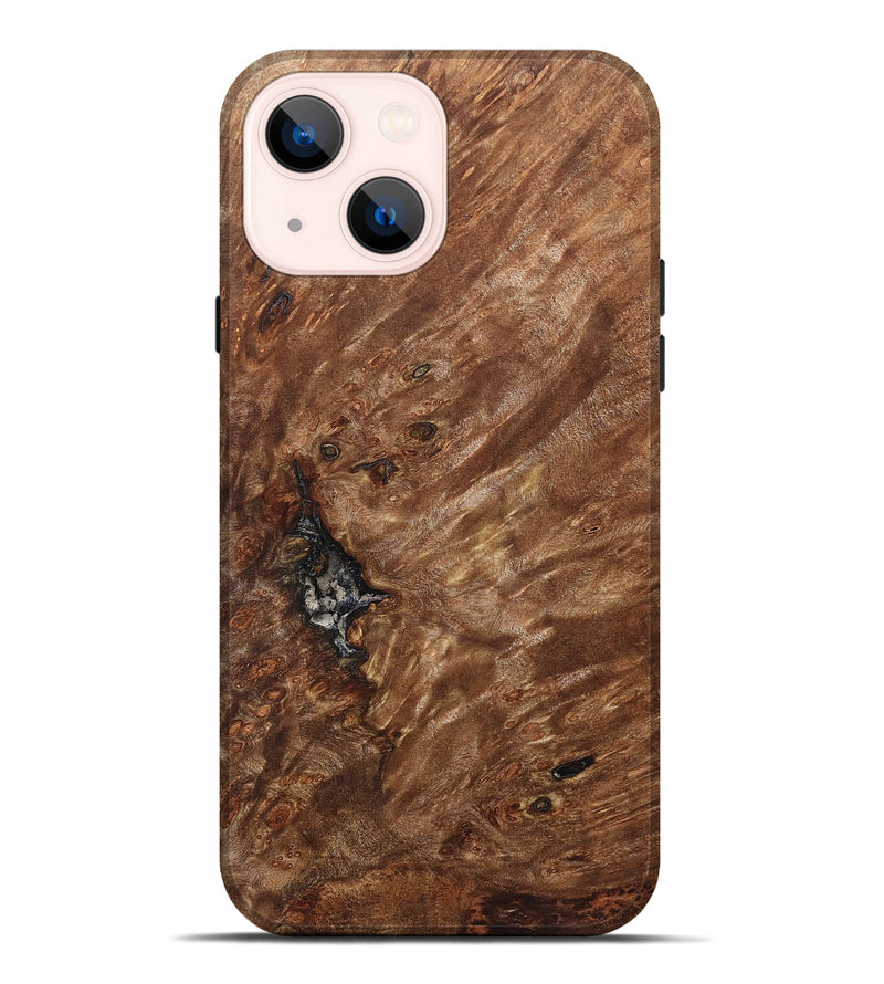 iPhone 14 Plus Wood Live Edge Phone Case - Joann (Solid Wood, 828574)