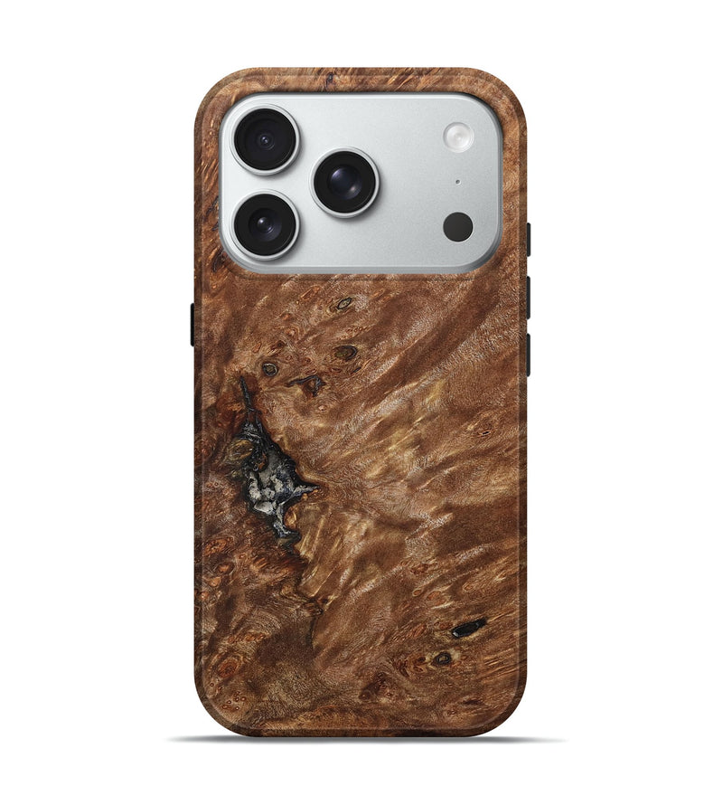 iPhone 18 Pro Wood Live Edge Phone Case - Joann (Solid Wood, 828574)