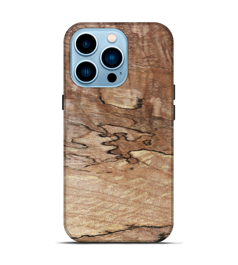 iPhone 14 Pro Wood Live Edge Phone Case - Juli (Solid Wood, 828578)