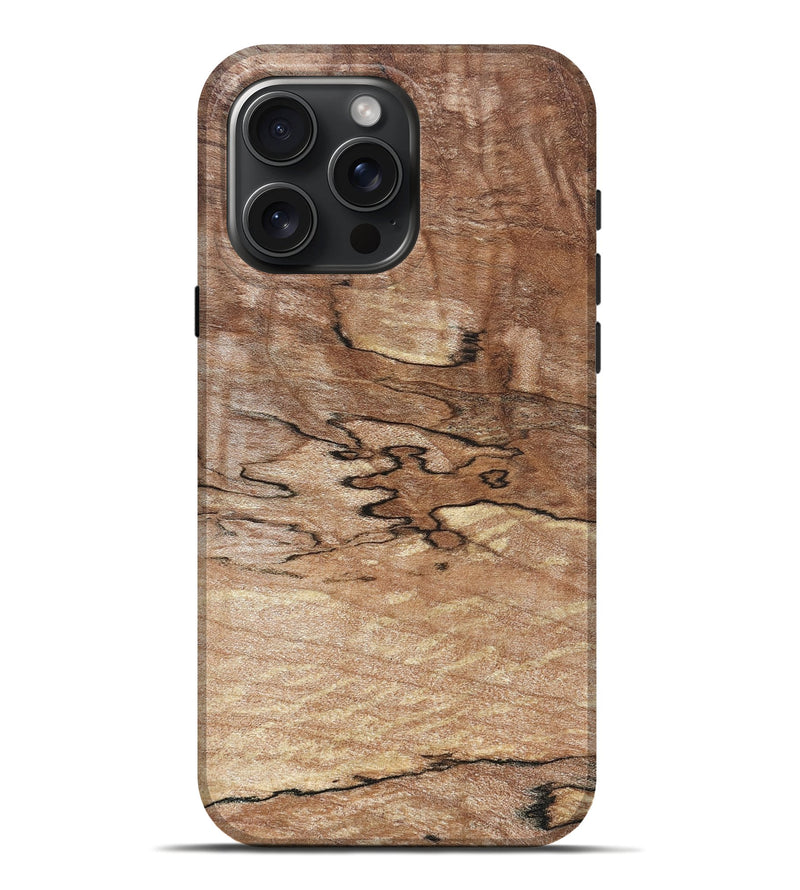 iPhone 16 Pro Max Wood Live Edge Phone Case - Juli (Solid Wood, 828578)
