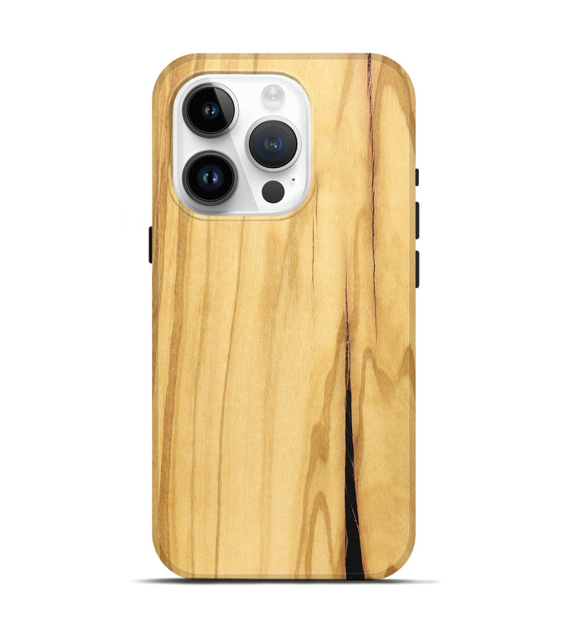 iPhone 15 Pro Wood Live Edge Phone Case - Davon (Solid Wood, 828583)