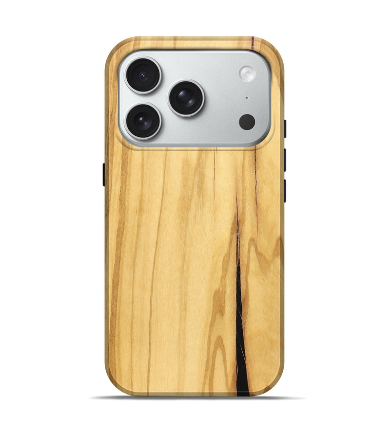 iPhone 18 Pro Wood Live Edge Phone Case - Davon (Solid Wood, 828583)