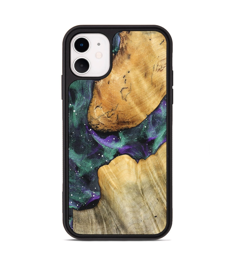 iPhone 11 Wood Phone Case - Farrah (Cosmos, 828601)