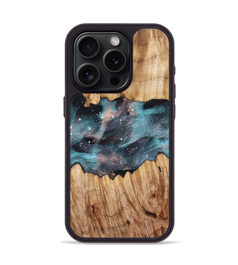 iPhone 15 Pro Wood Phone Case - Janell (Cosmos, 828603)