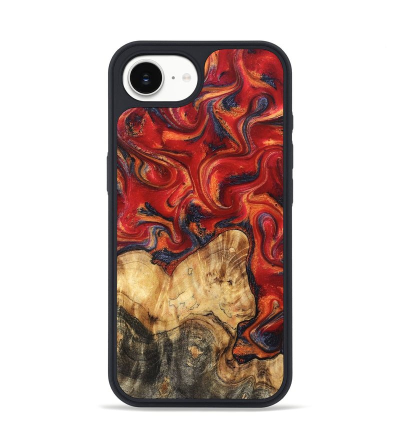 iPhone 16e Wood Phone Case - Kylen (Red, 828615)