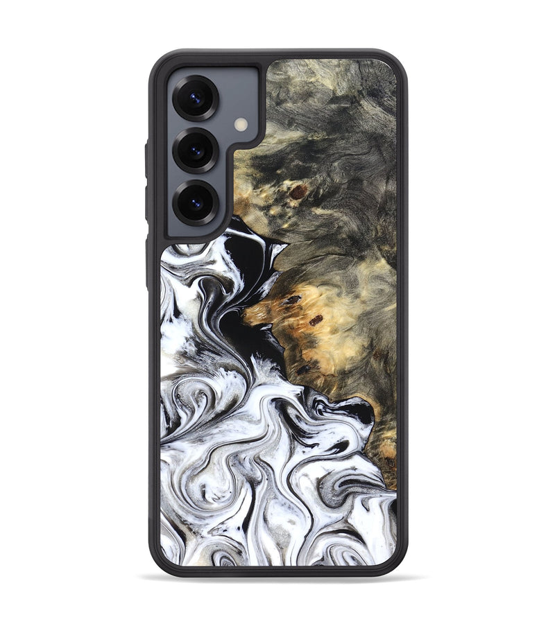 Galaxy S25 Plus Wood Phone Case - Kennedy (Black & White, 828623)