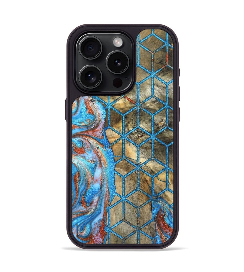 iPhone 15 Pro Wood Phone Case - Jerrold (Pattern, 828643)