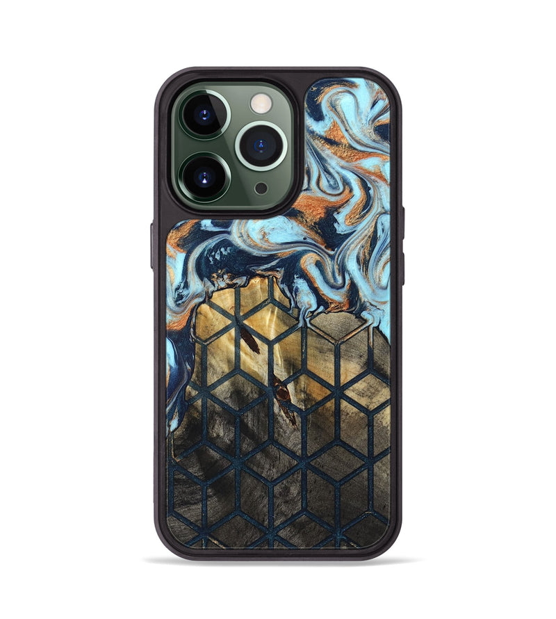 iPhone 13 Pro Wood Phone Case - Zaylee (Pattern, 828645)