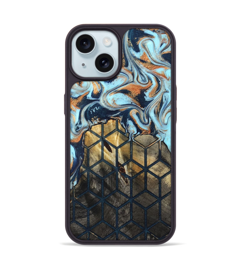 iPhone 15 Wood Phone Case - Zaylee (Pattern, 828645)