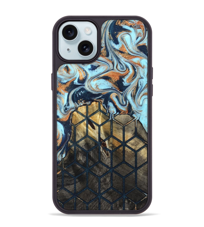 iPhone 15 Plus Wood Phone Case - Zaylee (Pattern, 828645)
