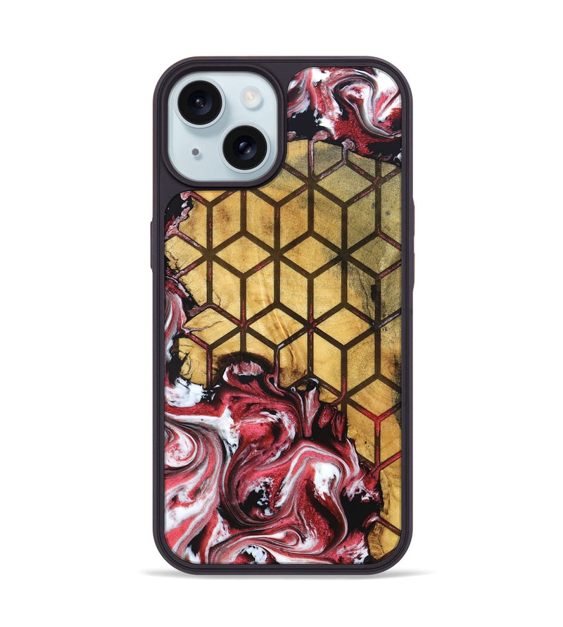 iPhone 15 Wood Phone Case - Kalyn (Pattern, 828647)