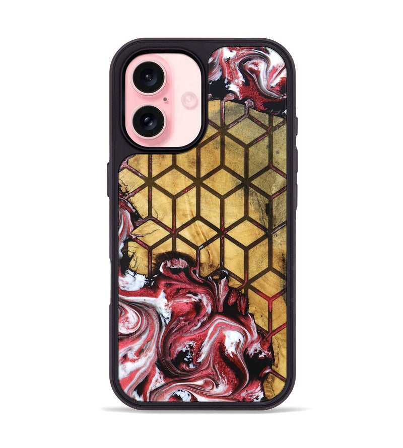 iPhone 16 Wood Phone Case - Kalyn (Pattern, 828647)