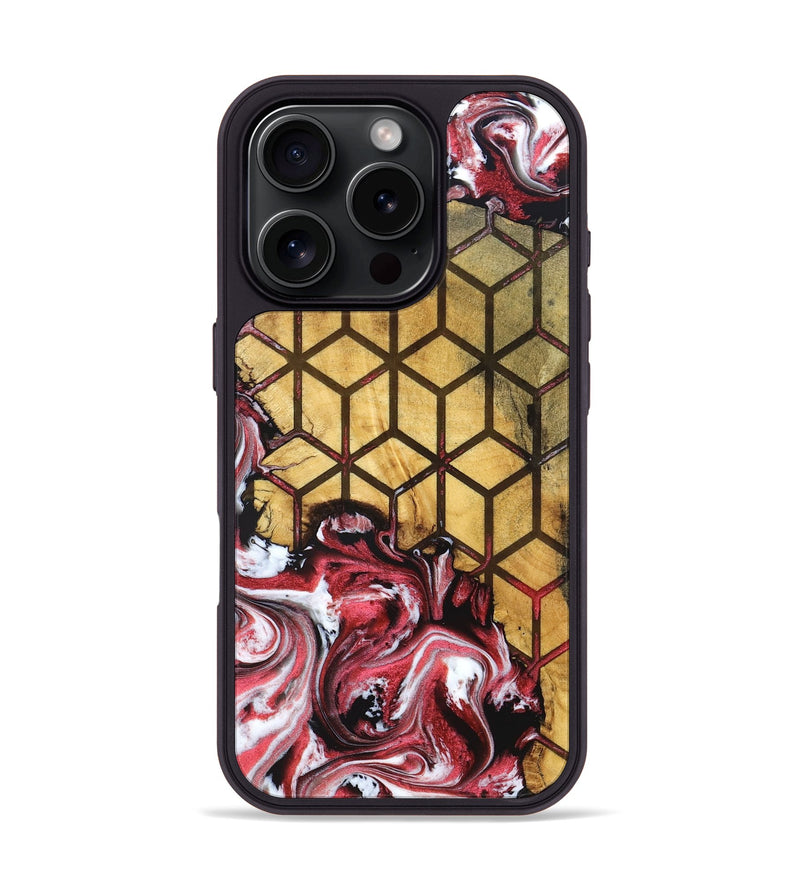 iPhone 16 Pro Wood Phone Case - Kalyn (Pattern, 828647)