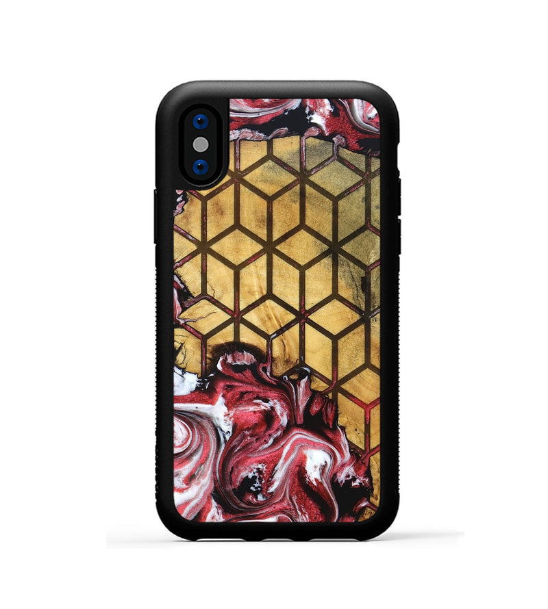 iPhone Xs Wood Phone Case - Kalyn (Pattern, 828647)