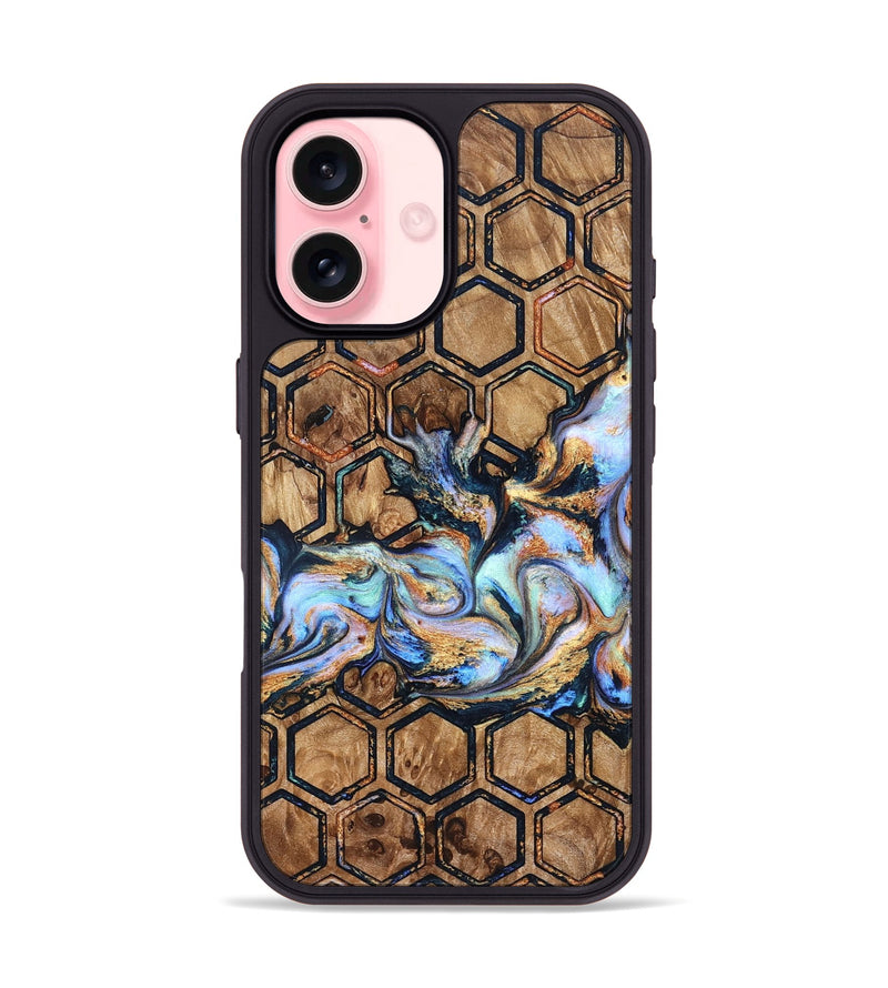 iPhone 16 Wood Phone Case - Jaylin (Pattern, 828648)