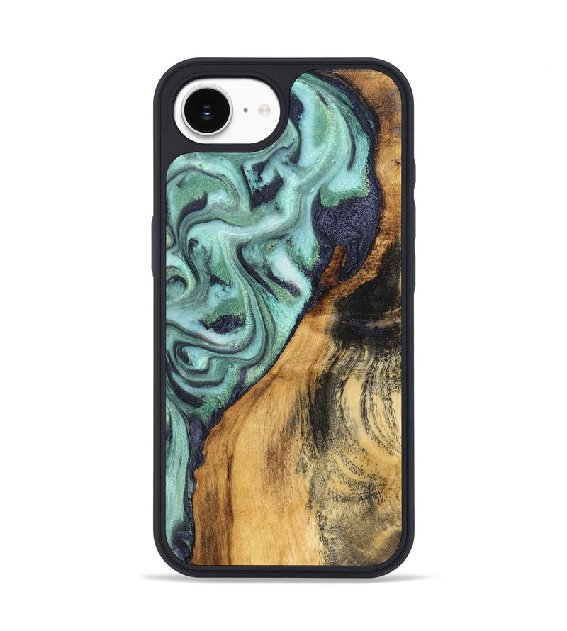 iPhone 16e Wood Phone Case - Odessa (Green, 828663)