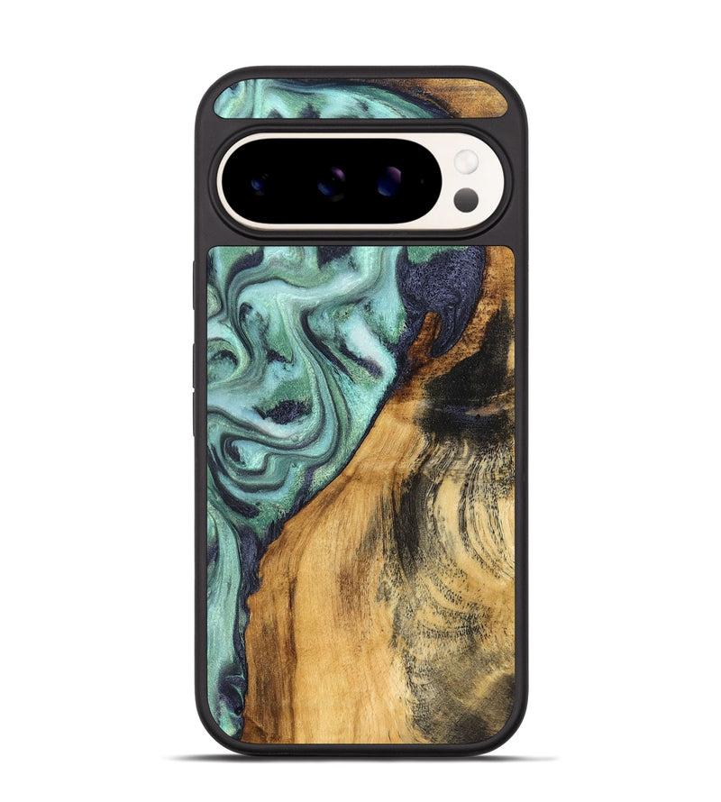Pixel 9 Wood Phone Case - Odessa (Green, 828663)