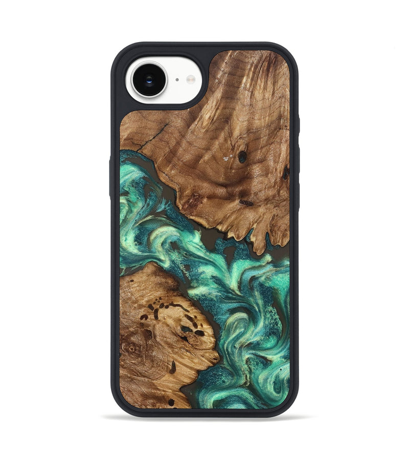 iPhone 17e Wood Phone Case - Brook (Green, 828665)