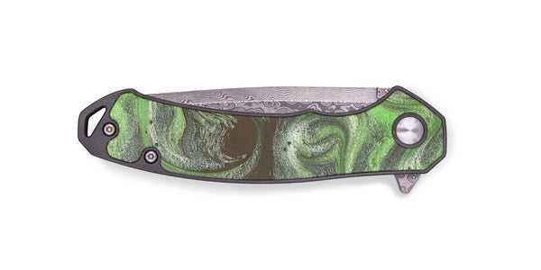 EDC ResinArt Pocket Knife - Trevin (Green, 828666)