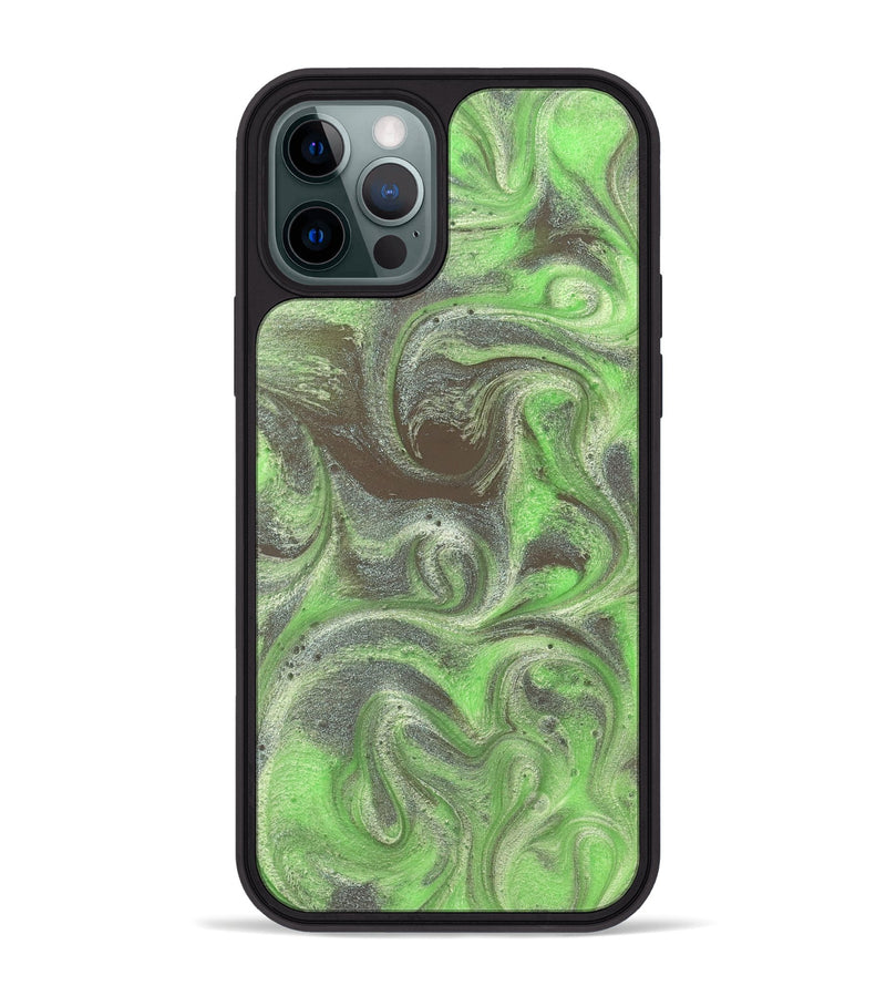 iPhone 12 Pro Max ResinArt Phone Case - Trevin (Green, 828666)