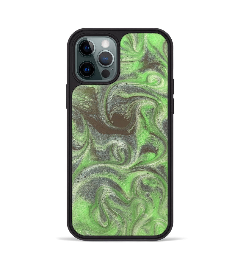 iPhone 12 Pro ResinArt Phone Case - Trevin (Green, 828666)
