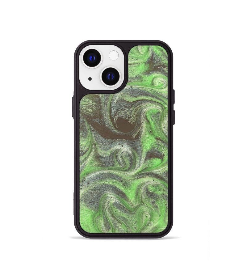 iPhone 13 mini ResinArt Phone Case - Trevin (Green, 828666)