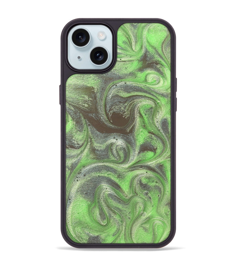 iPhone 15 Plus ResinArt Phone Case - Trevin (Green, 828666)