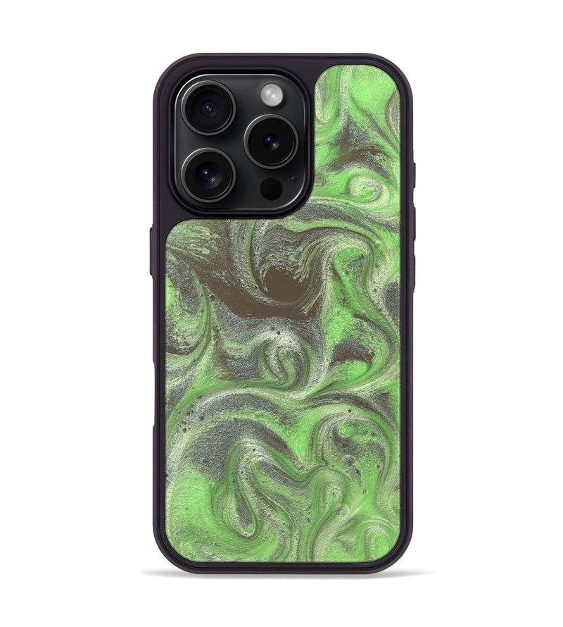 iPhone 16 Pro ResinArt Phone Case - Trevin (Green, 828666)