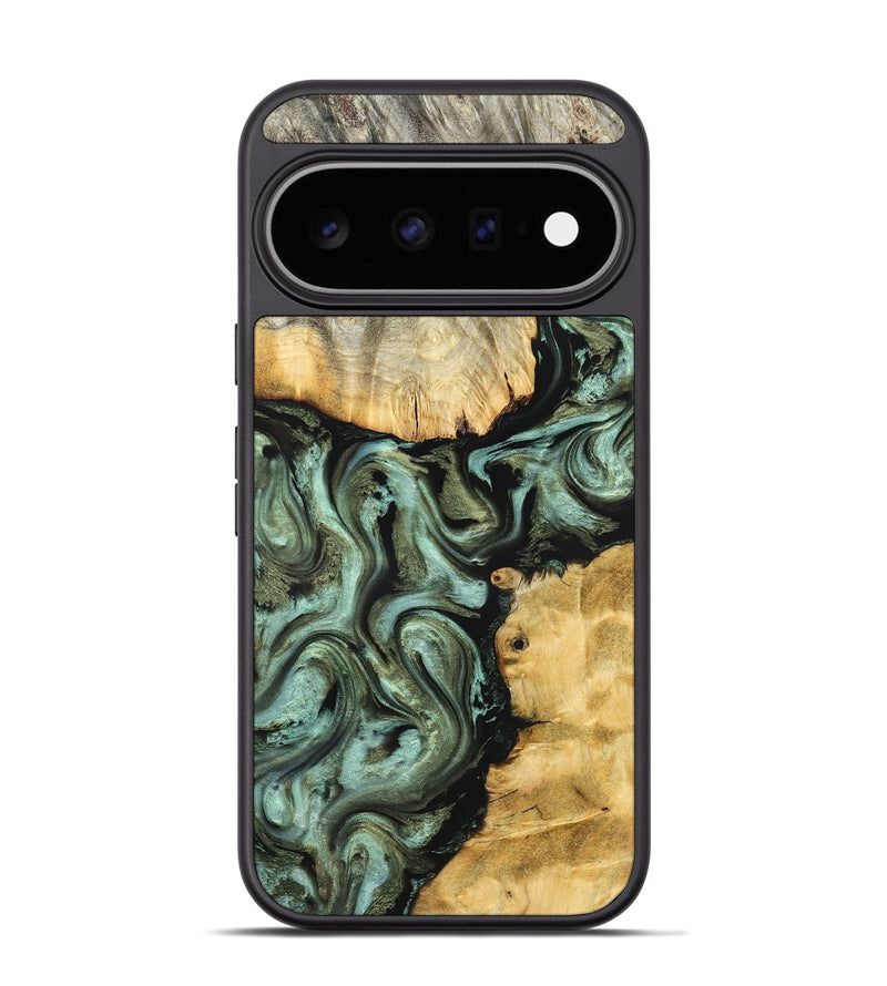 Pixel 11 Pro Wood Phone Case - Jeri (Green, 828669)