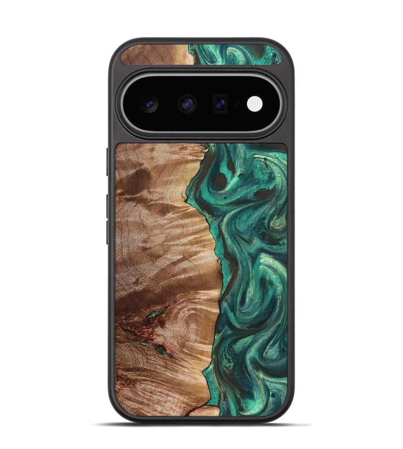 Pixel 11 Wood Phone Case - Isabell (Green, 828670)