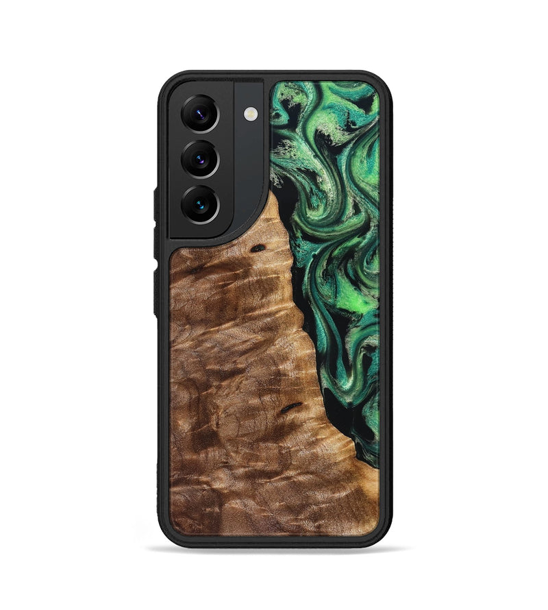 Galaxy S22 Wood Phone Case - Mathias (Green, 828671)