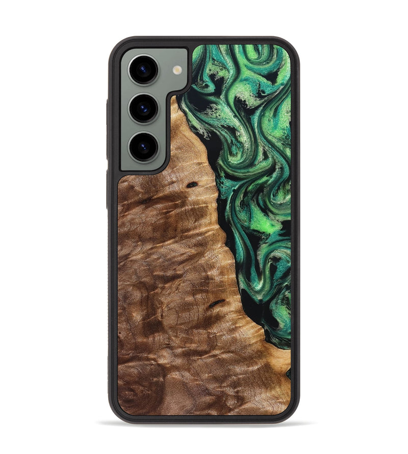 Galaxy S23 Plus Wood Phone Case - Mathias (Green, 828671)