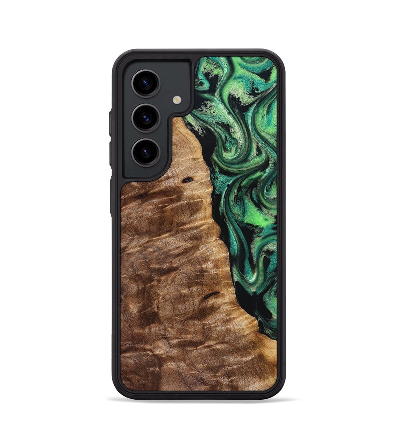 Galaxy S24 Wood Phone Case - Mathias (Green, 828671)