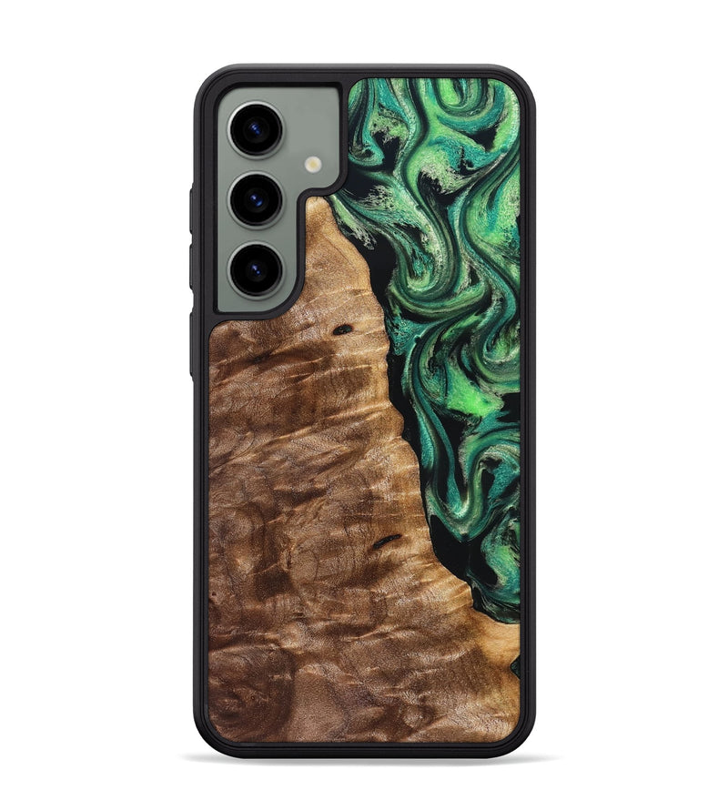 Galaxy S24 Plus Wood Phone Case - Mathias (Green, 828671)