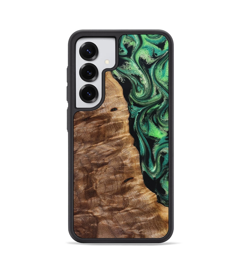 Galaxy S25 Wood Phone Case - Mathias (Green, 828671)