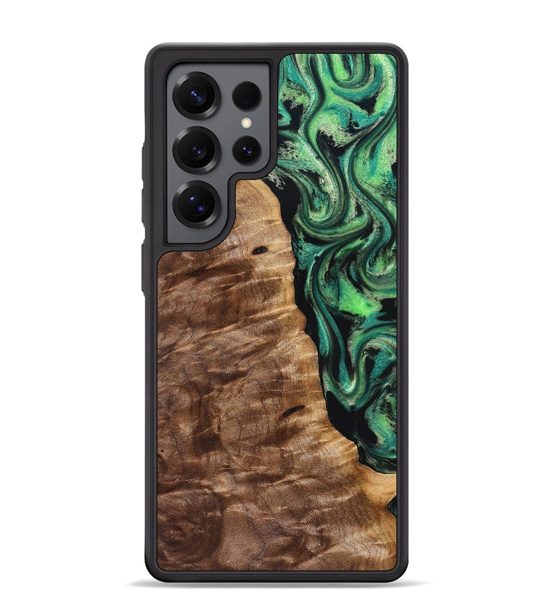 Galaxy S25 Ultra Wood Phone Case - Mathias (Green, 828671)