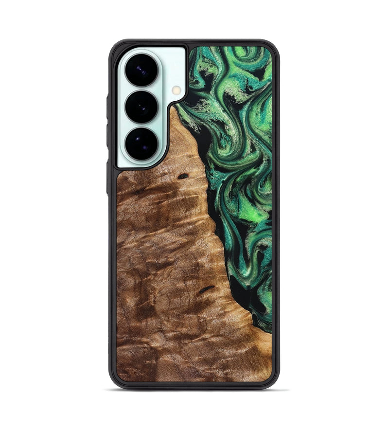 Galaxy S26 Plus Wood Phone Case - Mathias (Green, 828671)
