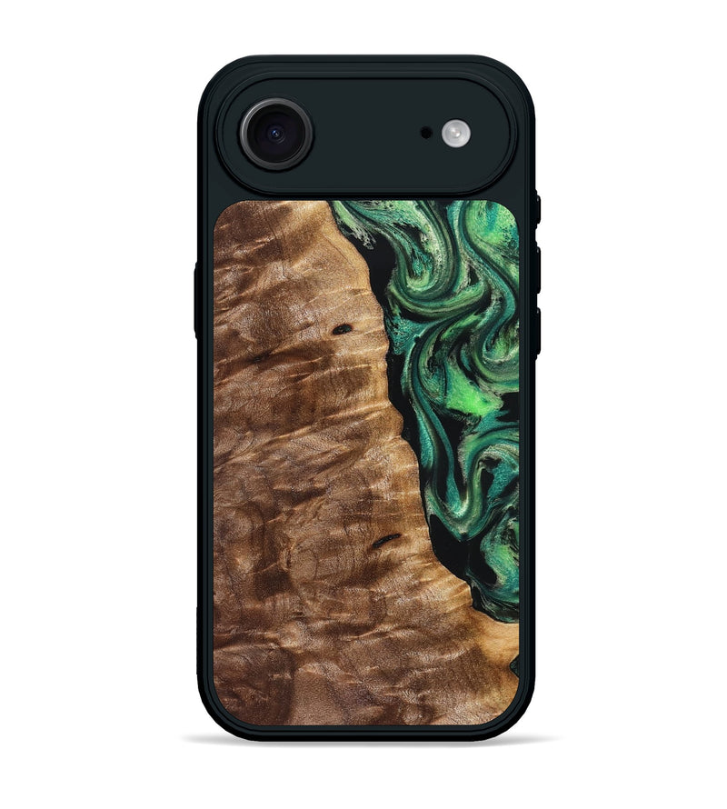 iPhone 17 Air Wood Phone Case - Mathias (Green, 828671)